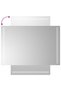 LED bathroom mirror, 40x60 cm - 4