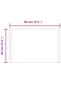 LED bathroom mirror, 90x60 cm - 5