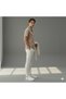 Men's Ribbed Ottoman Fabric Polo Collar T-Shirt and Sweatpants Set - 2
