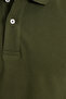 Men's Slim Fit 100% Cotton Short Sleeve Polo Collar Khaki T-Shirt - 5