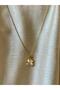Elegant Gold Clover Necklace |   Minimalist Viral Clover Chain Necklace with Zircon Stone |   Stainless Steel - 4