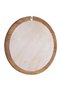 Wall mirror, 60 cm, teak, round - 4