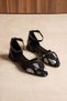 Sequin Embroidered Women's Stylish Ankle-Strap Ballerinas