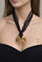 Tulle Tie-Up Panter Model Necklace - 2