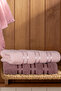 Pera 3-Piece 100% Cotton Towel Set |   Hand, Face - Hair Towel |   Bag with Contents, Dowry Gift, Gift Item |   50X90 cm - 7
