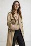 Women's Mini Covered Hand and Shoulder Bag Beige - 2