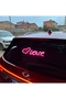 In-Car Neon Led Lighted Decor Love Heart (12 Volt with Suction Cup Pink) - 2