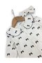 Baby Girl Bowknot Printed Collar Detailed Bandana 3-6-9-12 Months 100% Cotton Jumpsuit with Booties - 4