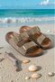 Men's Mink Leather Double Buckle Anatomical Sole Orthopedic Daily Slippers - 2
