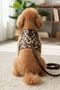 Leopard Dog Harness Set Anti-Pull/Breathable Fabric/Walking Strap