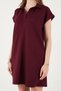 Regular Fit Polo Neck Mini Dress Dress 5866153 - 6