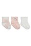Cherry Girl 3-Piece Combed Cotton Socks 10138 Ecru
