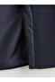Navy Double-Breasted Collar Striped Women's Classic Vest - 2