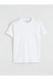 White Crew Neck Women's T-Shirt - 3