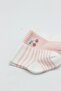 Cherry Girl 3-Piece Combed Cotton Socks 10138 Ecru - 4