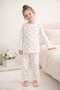 New Season 100% Cotton Lycra Patterned Girls' Pajama Set