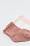 Cherry Girl 3-Piece Combed Cotton Socks 10138 Powder - 4