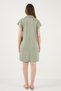 Regular Fit Polo Neck Mini Dress Dress 5866153 - 7