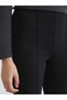 Black Extra Narrow Flared Women's Trousers - 4