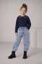 Girl's Embroidered Jean Trousers