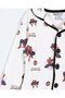 Boy's Printed 2-3-4-5-6 Years Old Double-Breasted Collar 100% Cotton Nightgown Pajama Set - 4
