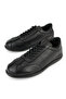 , Men's Genuine Leather Casual Shoes 1611024Z5820 Black - 5