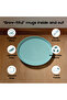 Earth Friendly Round Dinner Plate | Made with Rice Husk | Microwave Safe | 11 Inches | 1 Pc