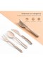 Earth Friendly 3-in-1 Travel Cutlery | Made with Rice Husk | Microwave Safe | Set of 3