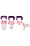 Silicone Fruit Pacifier & Teether - Pink