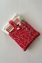 Fabric Book Cover with Pockets Floral Red Book Lover Gift Accessory - 8