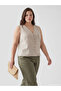 Trendlucky V-Neck 100% Linen Blouse with a Difference - 2