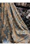 Patterned Velvet Fabric with Metallic Threads