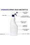 Spray Bottles Mist Empty Plastic Spray Bottles, Leak Proof, Adjustable Nozzle, Heavy Duty - 3
