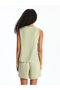 Modanova Sezon Khaki Crew Neck Muslin Blouse - 7