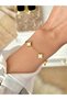 316L Steel Mini Bracelet Women Men Unisex Bracelet Gold Double Sided Bracelet - 2