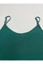 Women Green Printed Hem Strappy Knee-Length Dress - 6