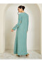 جلابيات خضراء مطرّز A-قَصّة على شكل A - 5