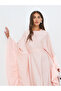 Women Pink Long Sleeves Kaftan Maxi Dress - 2