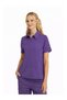 Single Top Side Pocket Hidden Zipper Polo Collar Doctor/Nurse Surgical Uniform Purple |   Medi̇ni̇lla