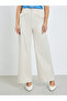 Wide Elastic Waist Straight Leg Pants - 2