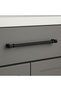 Metal Handle Cover Handle Durable Furniture Drawer Cabinet Handles 224 mm Black Color - 4