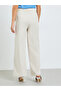 Wide Elastic Waist Straight Leg Pants - 4