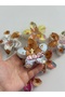 Trend Fashion Cute Capybara Capibara Lotus Aloha Floral Clasp Buckle Colorful Female Child - 3