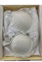 Silk Satin Lace Detailed Women's 2-Piece Dressing Gown Nightgown Set Ecru - 2