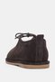 Vireon Genuine Leather Women's Shoes with Lace Detail - Brown Suede - 5