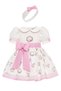 36443Pr Ecru Baby Girl Dress - 2