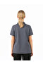 Single Top Lycra Unisex Doctor and Nurse Surgical Uniform Smoked |   Medi̇zi̇p - 2