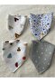 Baby Boy 4 Pieces Double Layer Muslin Snap Collar 42 cm - 6