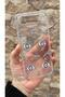 Tecno Spark Slim Compatible Evely Patterned Transparent Shock Absorbing Camera Protected Clear Case