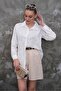 Women's 100% Cotton Imported Fabric Embroidered Shirt - 6